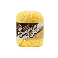 Lily Sugar'N Cream 4 Ply Knitting Wool Yarn 56.7g - 165 Daisy Ombre